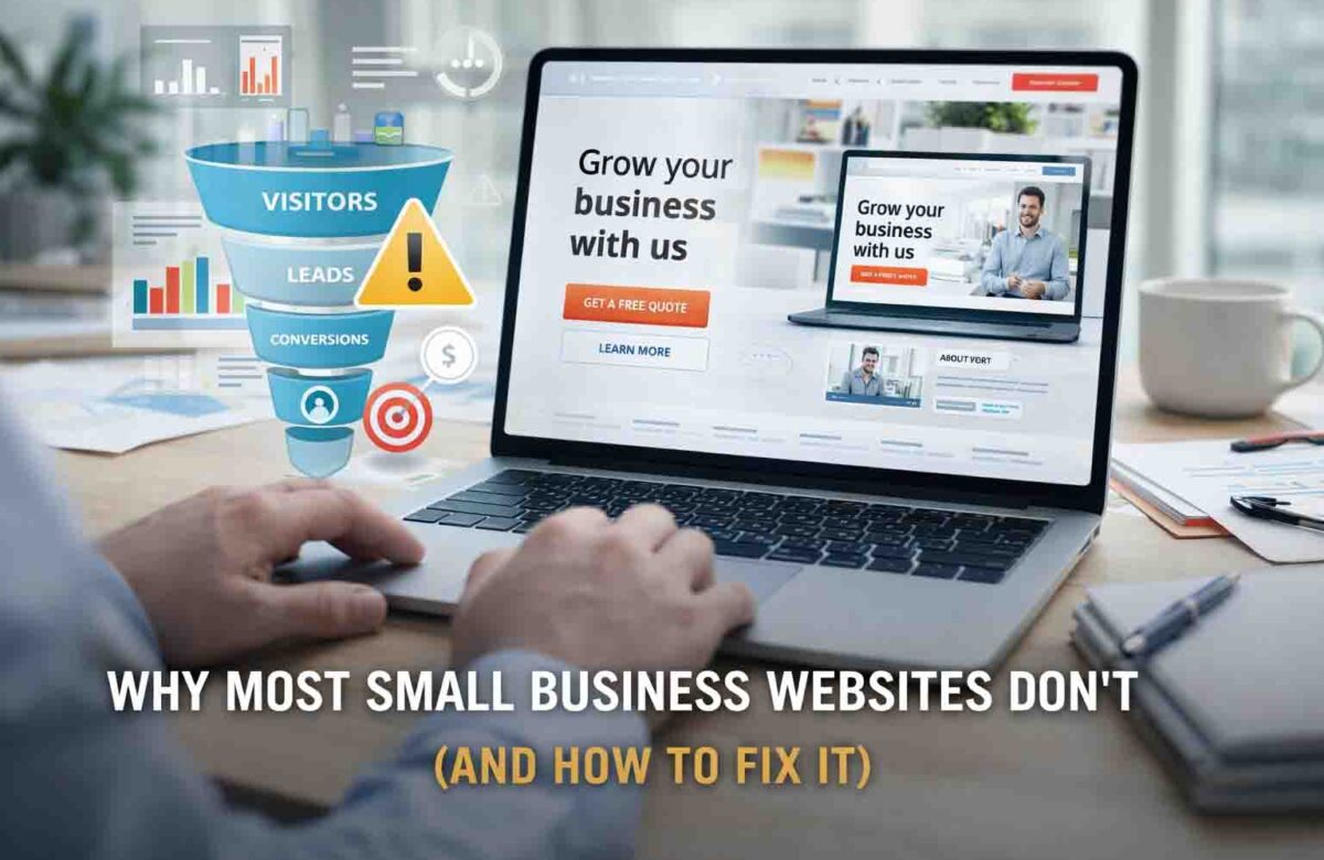 Why Most Small Business Websites Don’t Convert (And How to Fix It)