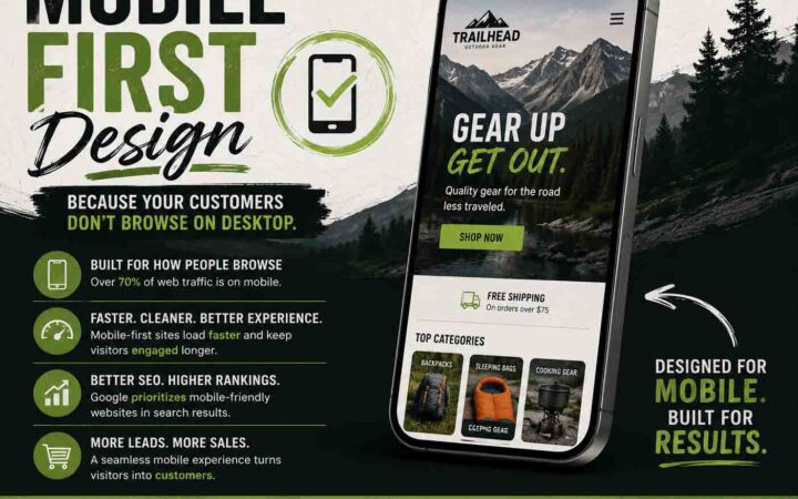 Mobile-First Design: Your Customers Are on Their Phones. Your Website Should Act Like It.
