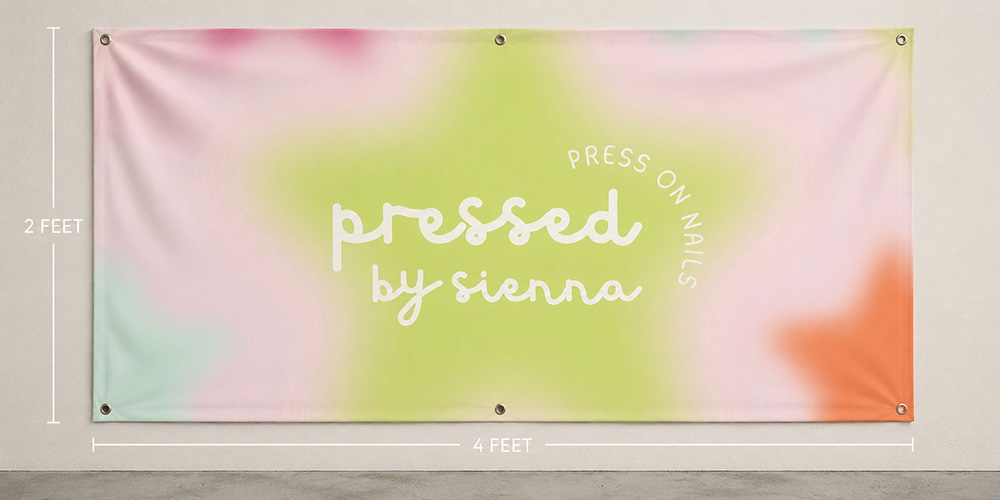 pressed banner
