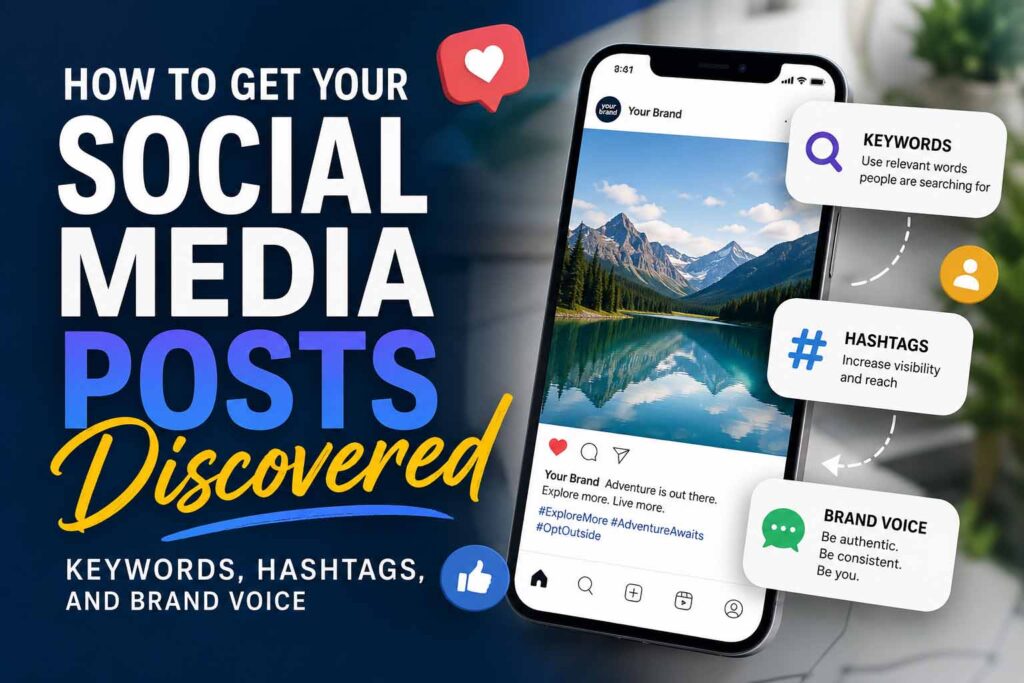How to Get Your Social Media Posts Discovered: Keywords, Hashtags, and Brand Voice