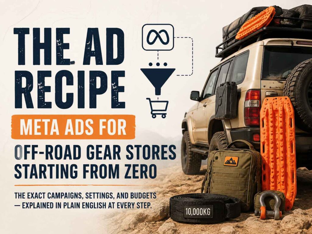 The Ad Recipe: Meta Ads for Off-Road Gear Stores Starting From Zero